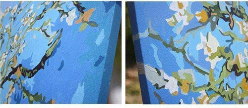 DIY Pine Wood Frame for Paint by Numbers-Accessories-16x20 inches (40x50cm)-Canvas by Numbers US