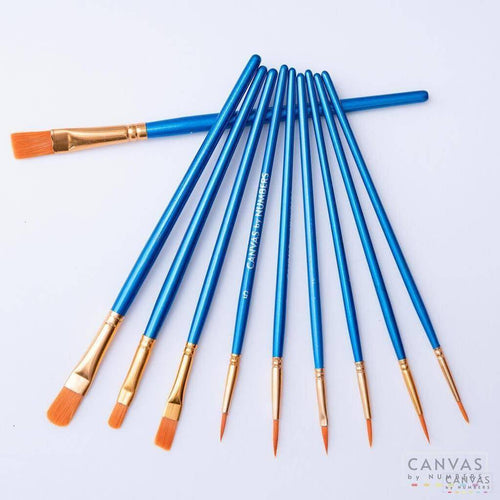 Free 10 Pro Brushes. The ideal companion to tackle the most challenging paint by numbers! 10 quality brushes at a super affordable price!