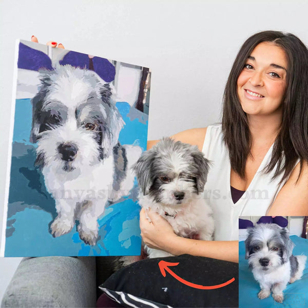 Paint Your Pet by Numbers Featuring Custom Paint by Numbers Kit-Craft a paw-some masterpiece with 'Paint Your Pet by Numbers.' Elevate artistry with custom paint by numbers kits in every stroke. Cherish your pet, create art!-Canvas by Numbers