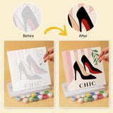 Fashionista Chic mini paint by numbers design 5