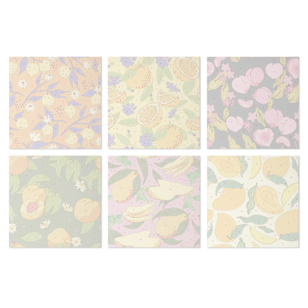 Fruit Patterns mini paint by numbers design 3