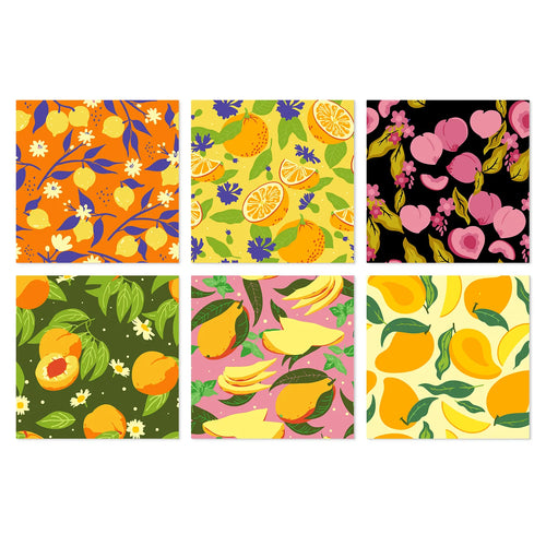 Fruit Patterns mini paint by numbers kit cover