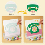 Groovy 70s Life mini paint by numbers design 5