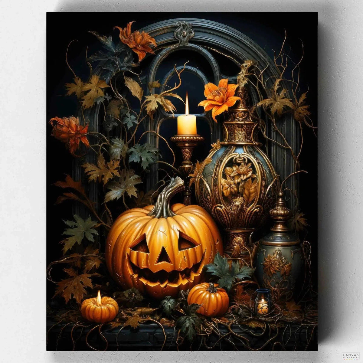 Halloween's Spirit - Paint by Numbers-Paint by Numbers-16"x20" (40x50cm) No Frame-Canvas by Numbers US