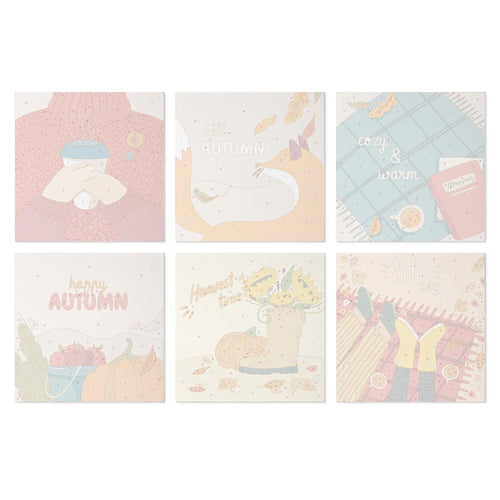 Happy Autumn mini paint by numbers design 3