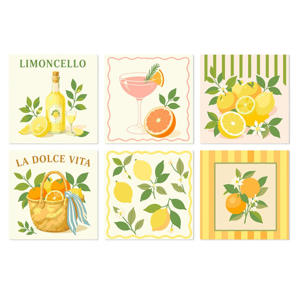 Limoncello Dreams mini paint by numbers kit cover