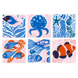 Ocean Blues mini paint by numbers kit cover