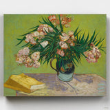 Oleanders - Paint by Numbers-For Van Gogh, the oleander was a vivacious, life-affirming flower that bloomed 