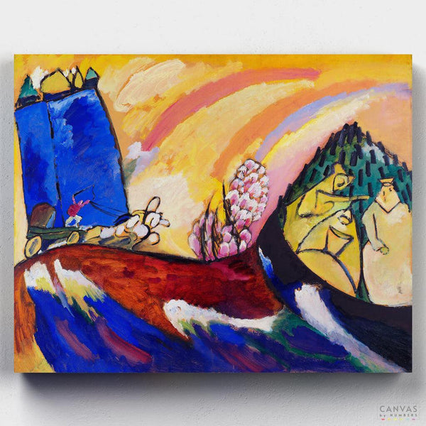 Painting with Troika - Paint by Numbers-You'll love our Painting with Troika - Vasily Kandinsky paint by numbers kit. Up to 50% Off! Free shipping and 60 days money-back at Canvas by Numbers.-Canvas by Numbers