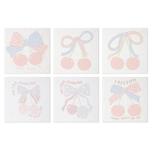 Patriotic Cherries mini paint by numbers design 3