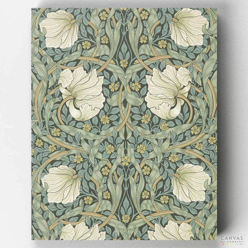 Pimpernel. An iconic paint by numbers by tapestry master William Morris. Detailed design, quality materials. We are rated excellent in Trustpilot. Only at CBN.