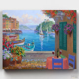 Portofino Reflections - Paint by Numbers-USA Paint by Numbers-16