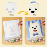 Puppy Portraits & Treats mini paint by numbers design 5