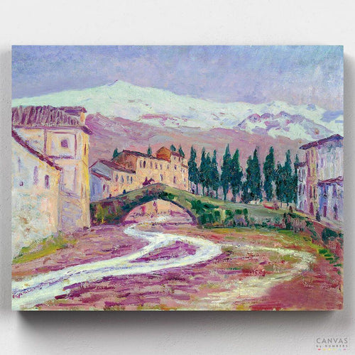 Sierra Nevada. Sierra Nevada - Darío de Regoyos paint by numbers kit is one of our best seller paintings at Canvas by Numbers. Free shipping and 60 days money-back.