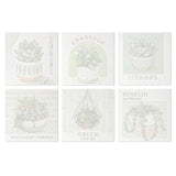 Succulent Garden mini paint by numbers design 3