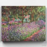 The Artist's Garden at Giverny - Paint by Numbers-The Artist's Garden at Giverny paint by numbers is a gorgeous floral composition for detail enthusiasts by Claude Monet. Get yours at CBN today!-Canvas by Numbers