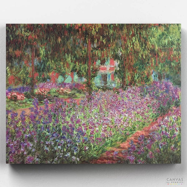 The Artist's Garden at Giverny - Paint by Numbers-USA Paint by Numbers-16"x20" (40x50cm) No Frame-Canvas by Numbers US