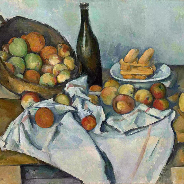 The Basket of Apples (1893) -16"x20" (40x50cm) - Canvas by Numbers US