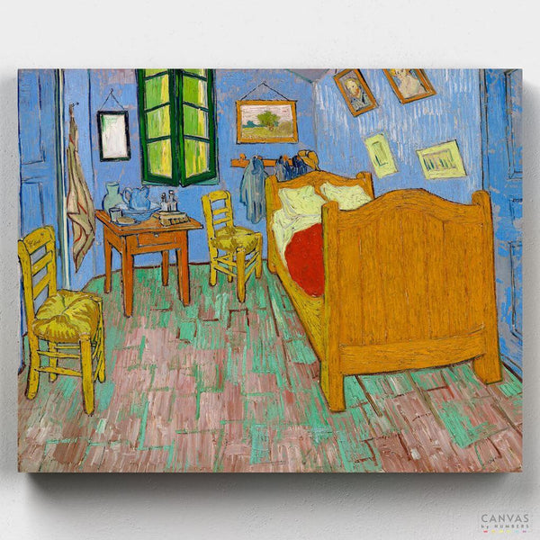 Pintar por Numeros adultos Van Gogh - Cuadros para Pintar por Números con  Pinceles y Pinturas Brillantes - Lienzo con dibujos para Pintar con Numeros  para adultos - Sin Marco (Cafe) 