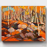 The Birch Grove - Paint by Numbers-USA Paint by Numbers-16