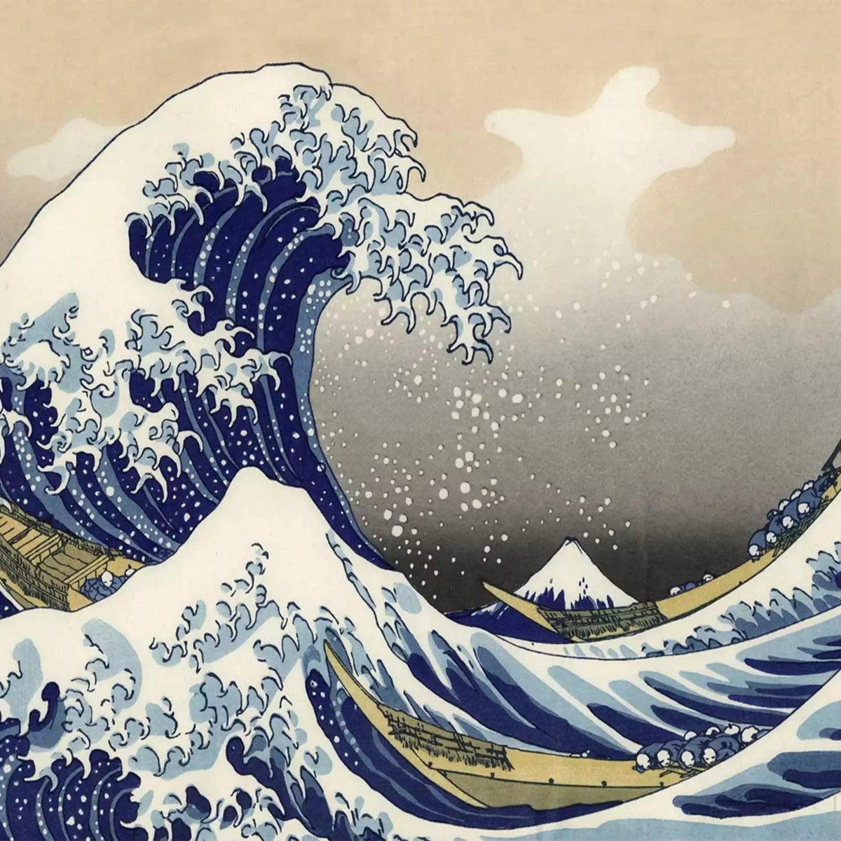 The Great Wave - Diamond Painting-Diamond Painting-16"x20" (40x50cm)-Canvas by Numbers US