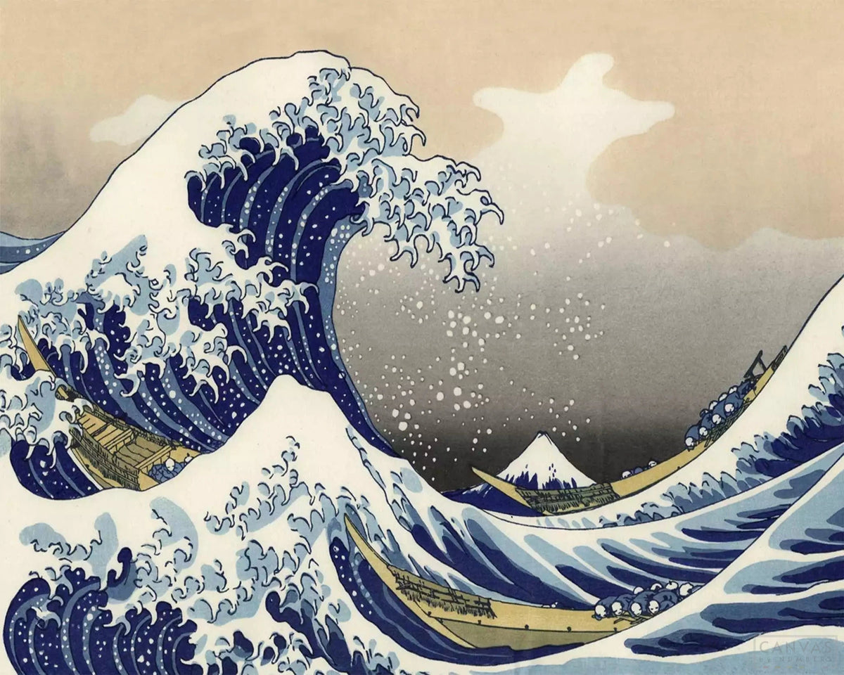 The Great Wave - Handmade diamond painting picture - 16"x20" (40x50cm)