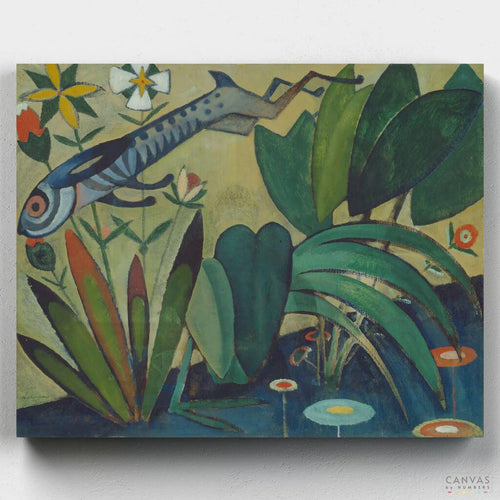The Leap of the Rabbit. Create Amadeo de Souza's "The Leap of the Rabbit" with our paint by numbers kit. Perfect for everyone, featuring vivid colors and dynamic motion.