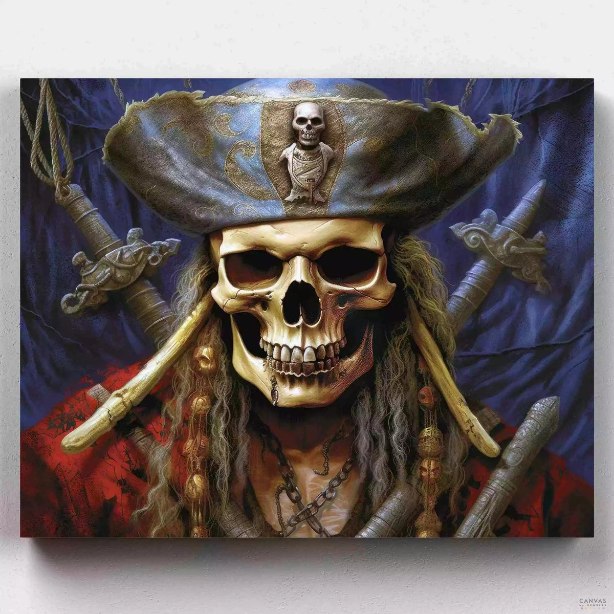 The Pirate King - Paint by Numbers-Paint by Numbers-16"x20" (40x50cm) No Frame-Canvas by Numbers US