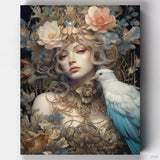 The Queen of Feathers - Paint by Numbers-Experience the beauty and fantasy of 