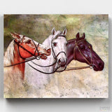 Three Horses - Paint by Numbers-Paint by Numbers-16