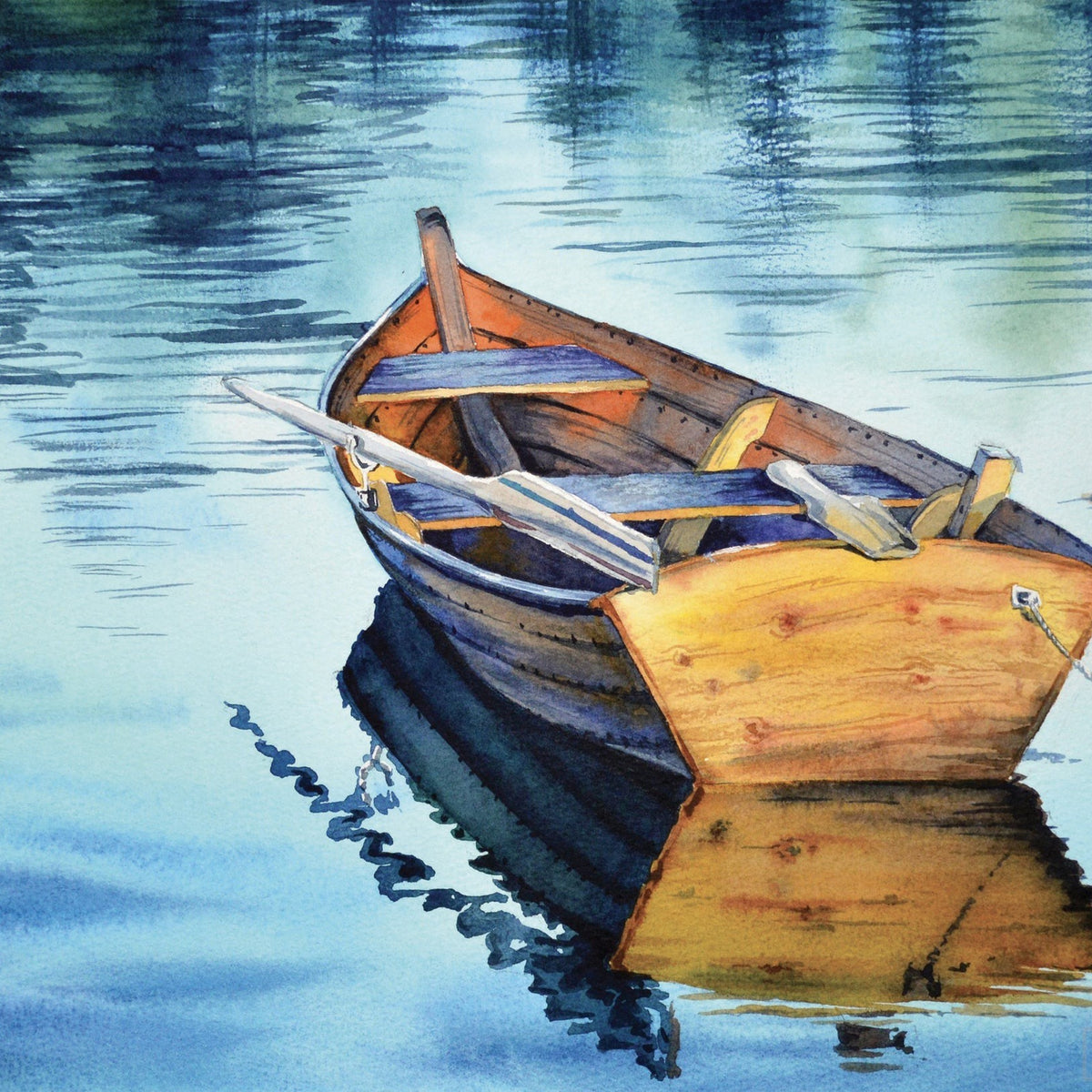 Tranquil Sailing -16"x20" (40x50cm)-Canvas by Numbers US