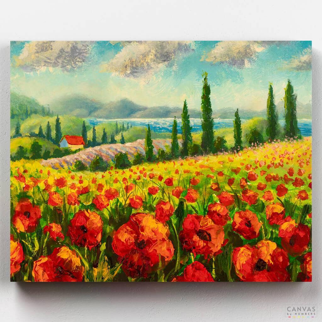tuscany-landscape-boyan-dimitrov for Free Printable Landscape Paint By Numbers Tuscany Landscape - Boyan Dimitrov for Free Printable Landscape Paint By Numbers