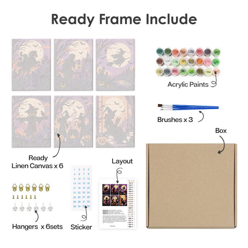 What's included with the Twilight Legends pre-stretched frame option