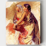 Two Nautch Girls - Paint by Numbers-You'll love our Two Nautch Girls - Edwin Lord Weeks paint by numbers kit. Shop more than 500 paintings at Canvas by Numbers. Up to 50% Off! Free shipping and 60 days money-back.-Canvas by Numbers