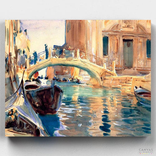 Venice Painting. Capture the elegance of Venice with our Paint by Numbers Kit, featuring John Singer Sargent's timeless artwork. Ideal for artists and hobbyists.