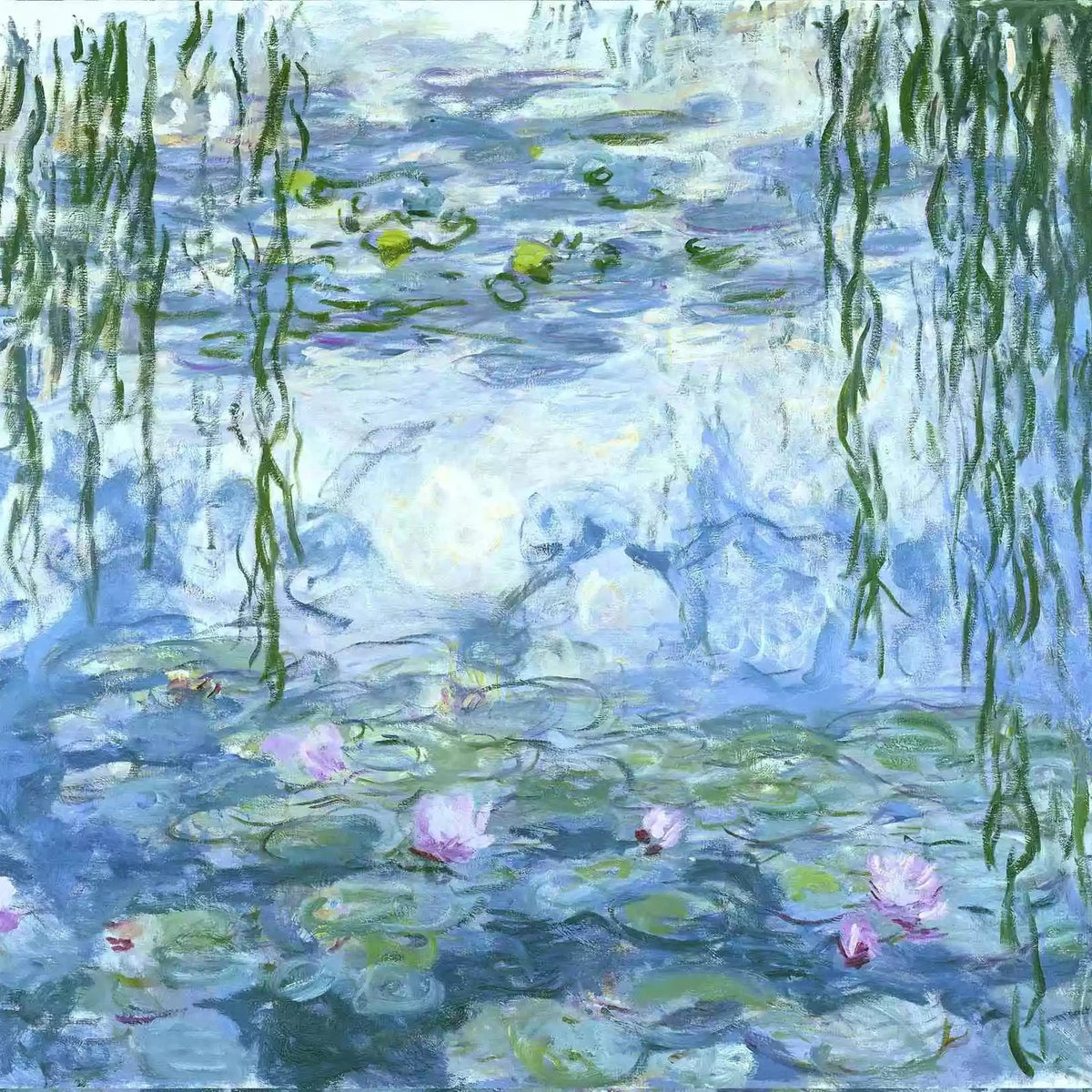Water Lilies, Nympheas (1916) - Diamond Painting-Diamond Painting-16"x20" (40x50cm)-Canvas by Numbers US