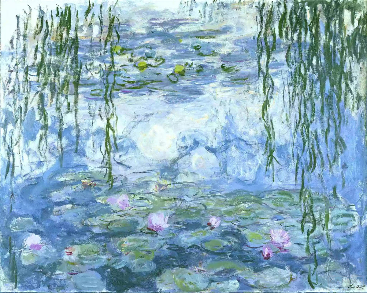 Water Lilies, Nympheas (1916) - Diamond Painting-Diamond Painting-16"x20" (40x50cm)-Canvas by Numbers US