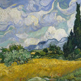 Wheat Field with Cypresses -16