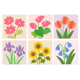 Wildflower Bouquets mini paint by numbers kit cover