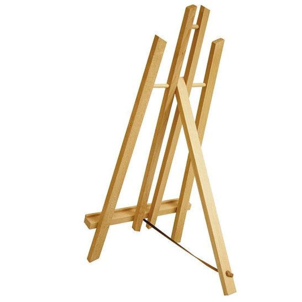 Wood Easel For Painting By Numbers With Storage Section – Hobby Paint