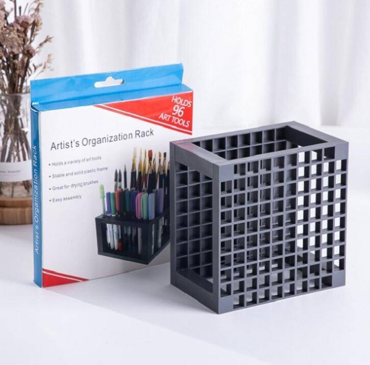 Brushes Organization Rack - No more misplaced brushes!