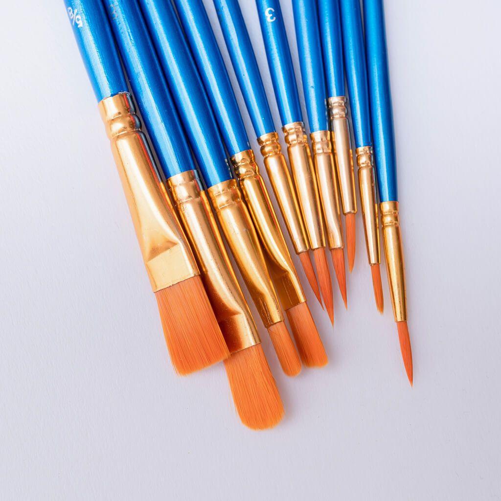 Extra 10 Pcs High-Quality Paint Brushes