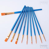 Extra 10 Pcs High Quality Paint Brushes-Accessories-10 Brushes Set-Canvas by Numbers US