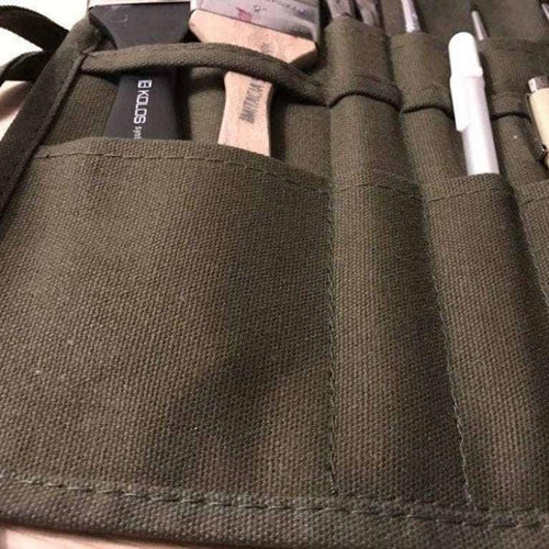 Roll Up Canvas Paint Brush Case For Artists-Accessories-Canvas by Numbers US